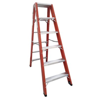 Escada tesoura duplo acesso